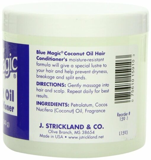 Blue Magic Coconut Oil Hair Conditioner 340g (12oz)