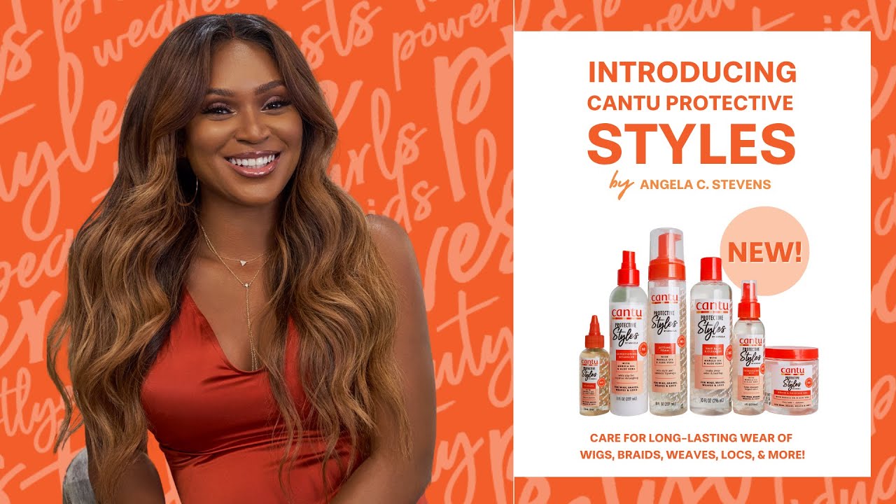 Cantu Protective Styles by Angela Set & Refresh Foam 237ml (8oz)