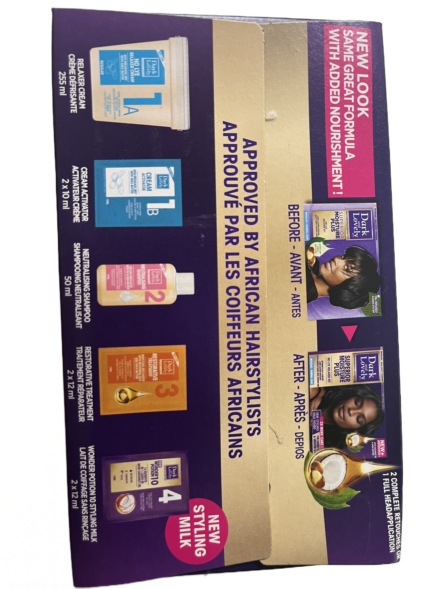 Dark and Lovely Superior Moisture Plus Relaxer Kit