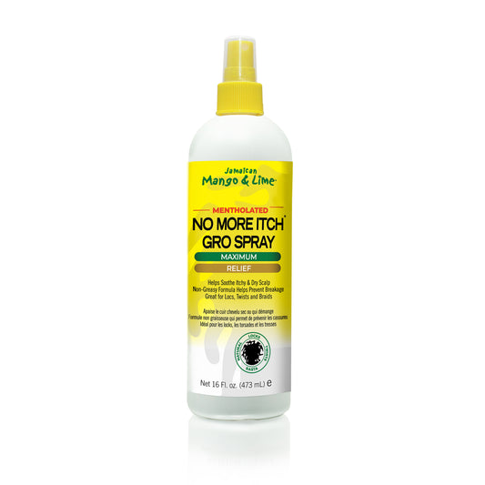 Jamaican Mango & Lime No More Itch Gro Spray Maximum Relief Mentholated 473ml (16oz)