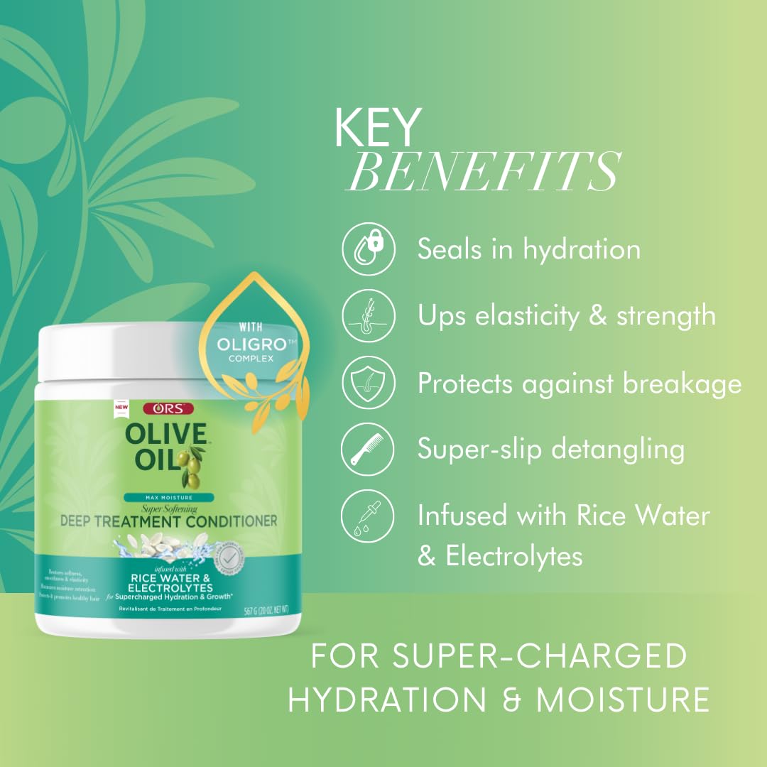 ORS Max Moisture Olive Oil Conditioner Deep Treatment 567g (20oz)