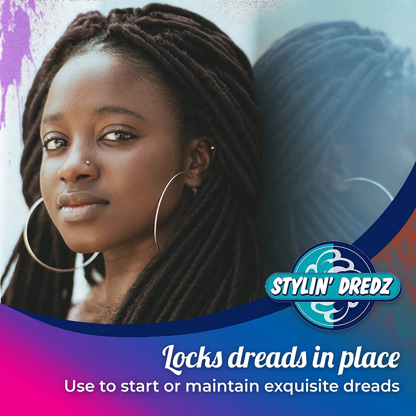 Stylin' Dredz Mouldin' Gel Wax Dark Maximum Hold 125ml (4.23oz)