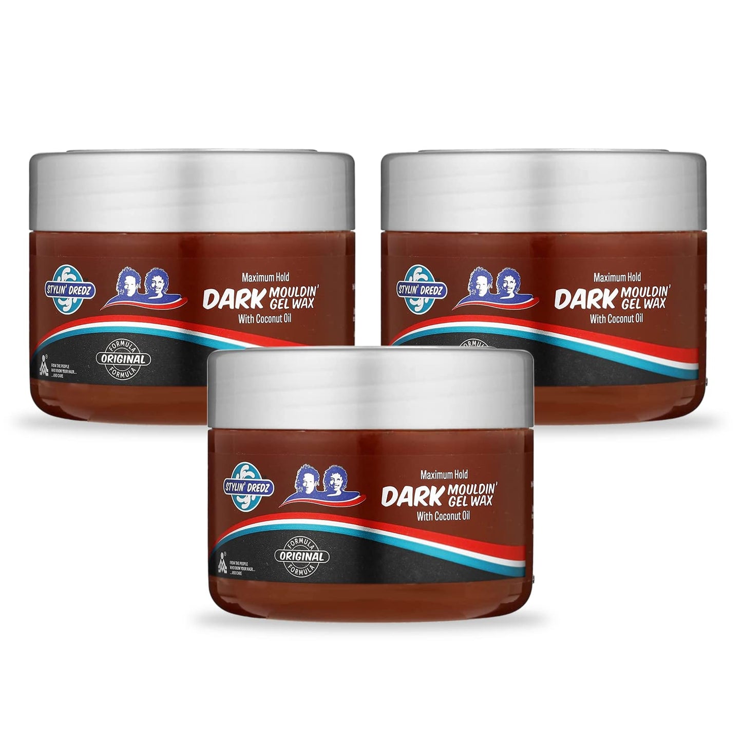 Stylin' Dredz Mouldin' Gel Wax Dark Maximum Hold 250ml (8.45oz)