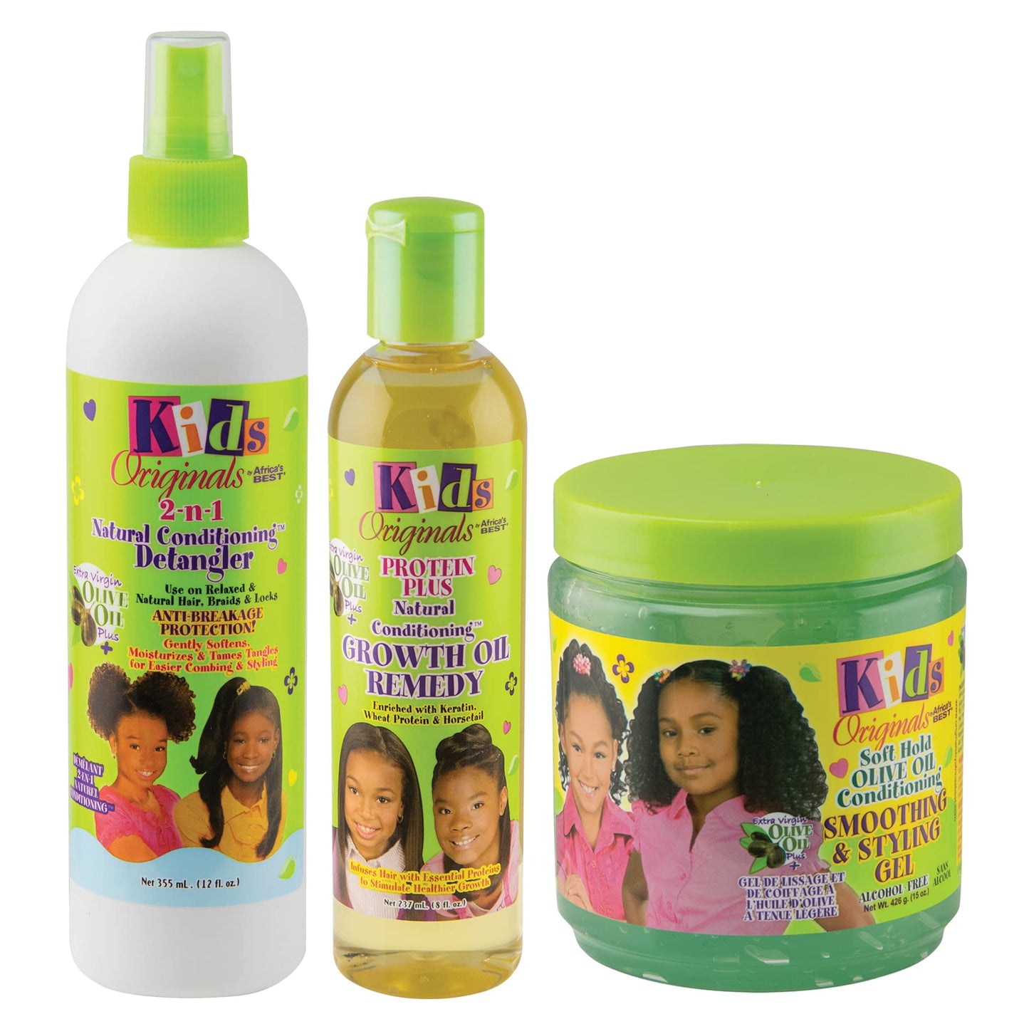 Africa's Best Kids Originals Soft Hold Olive Oil Styling Gel 426g (15oz)
