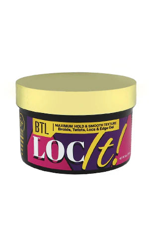 BTL Loc It! Hair Braids, Twists, Locs and Edge Gel 236ml (8oz)