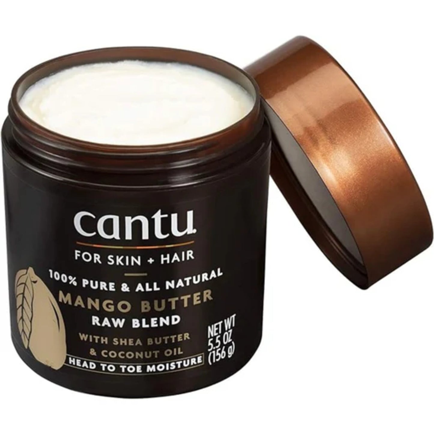 Cantu Cocoa Butter Raw Blend Shea Butter & Coconut Oil 156g (5.5oz)