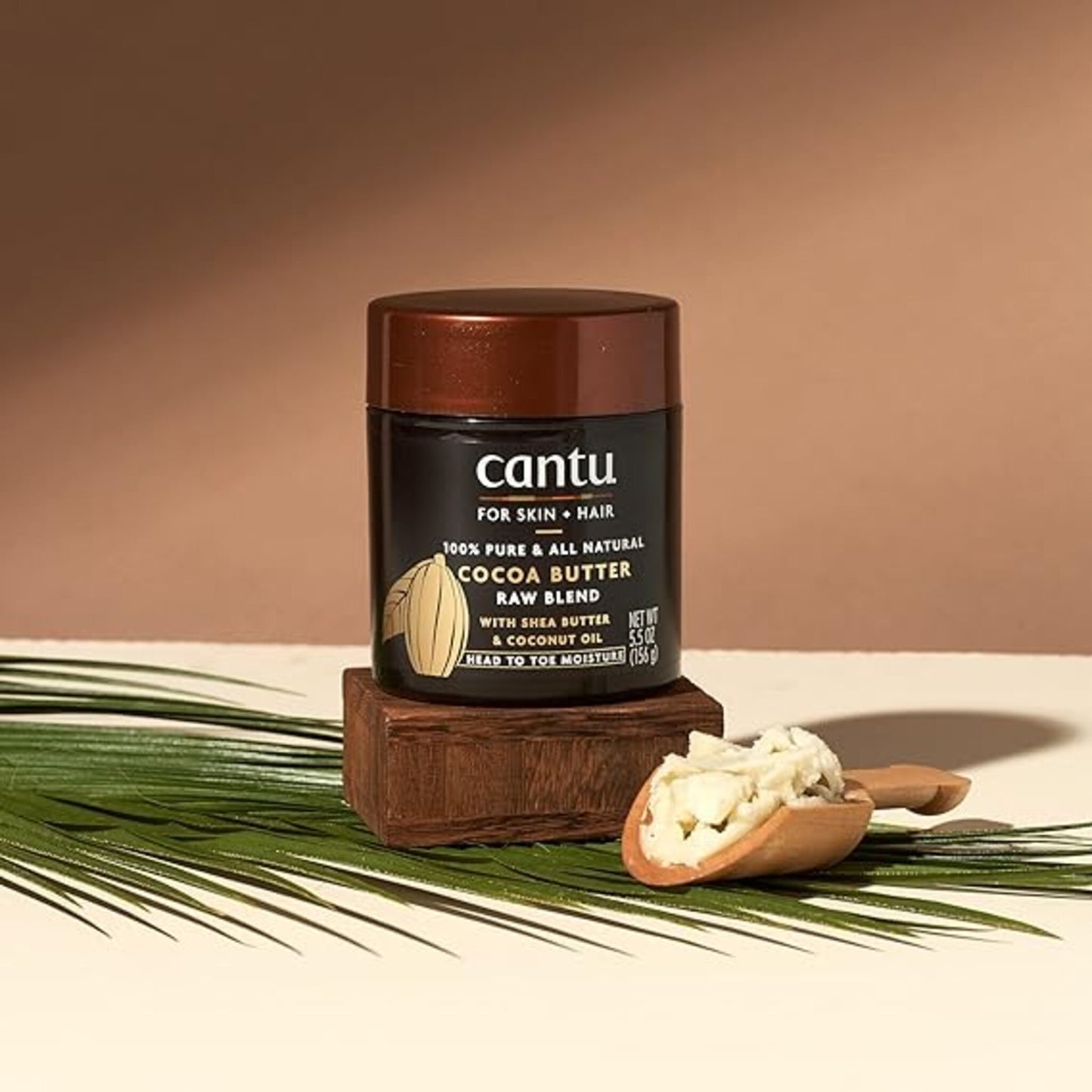 Cantu Cocoa Butter Raw Blend Shea Butter & Coconut Oil 156g (5.5oz)