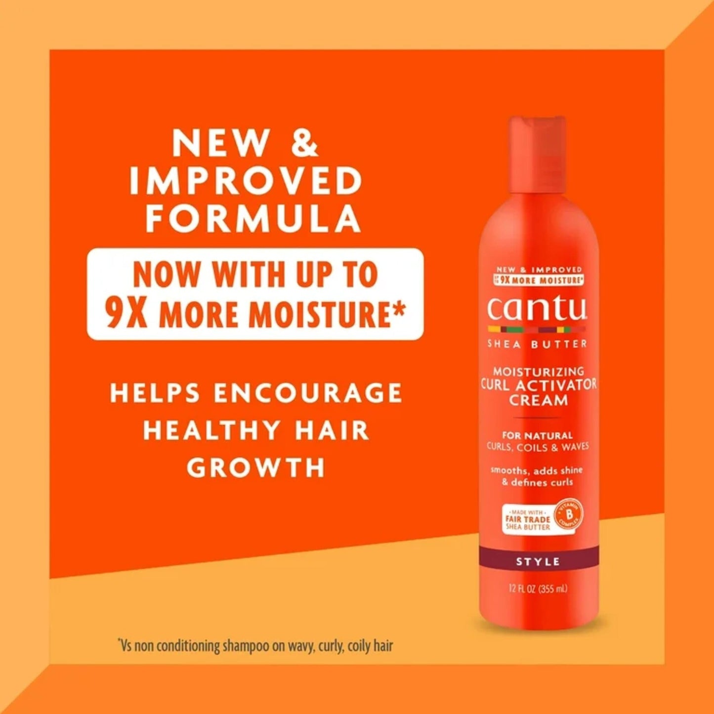 Cantu Moisturising Curl Activator Cream 355ml (12oz)