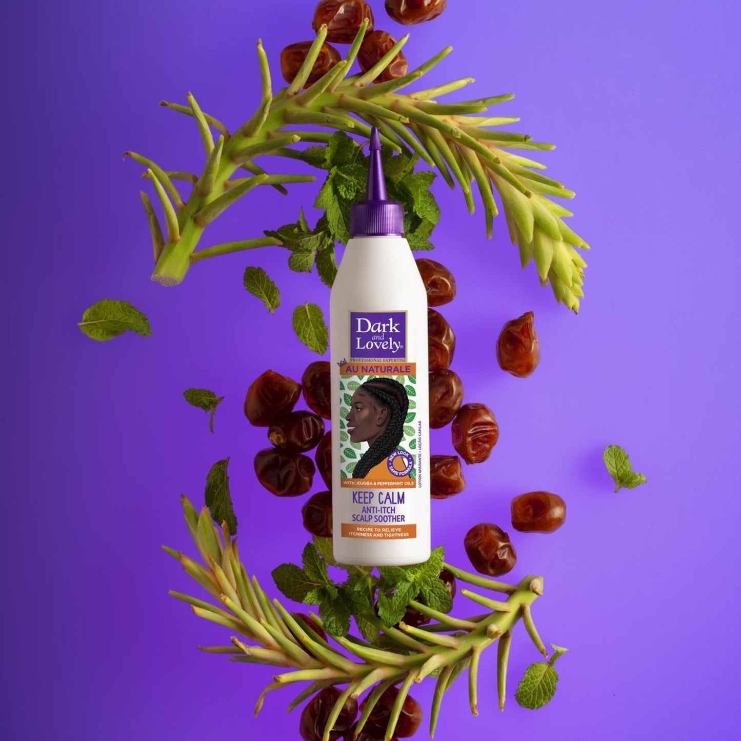 Dark and Lovely Au Naturale Keep Calm Anti-Itch Scalp Soother 250ml (8.45oz)