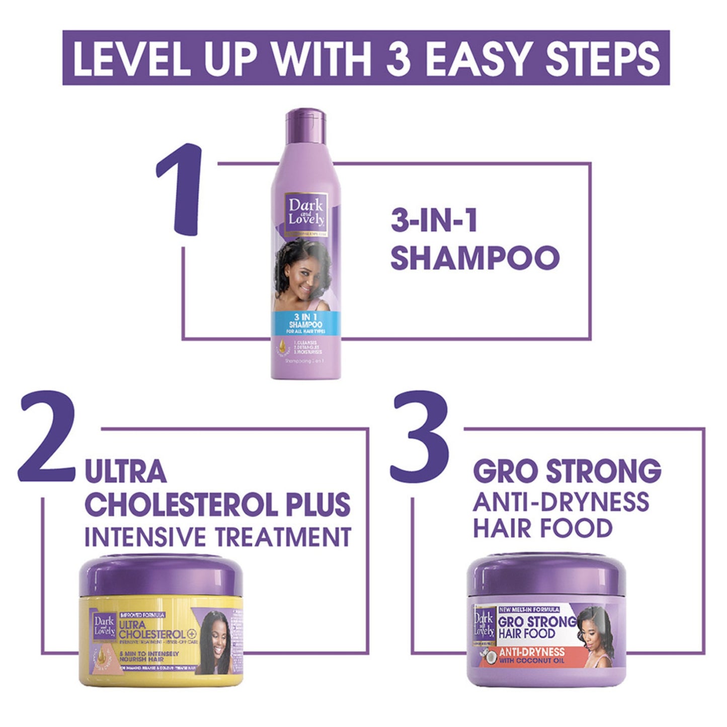 Dark and Lovely Gro Strong Hair Food Anti-Dryness With Coconut Oil 250ml (8.45oz)
