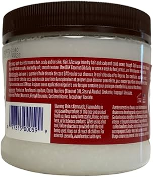 Dax Coconut Oil Enriched With Vitamin E For Skin & Hair 397g (14oz)