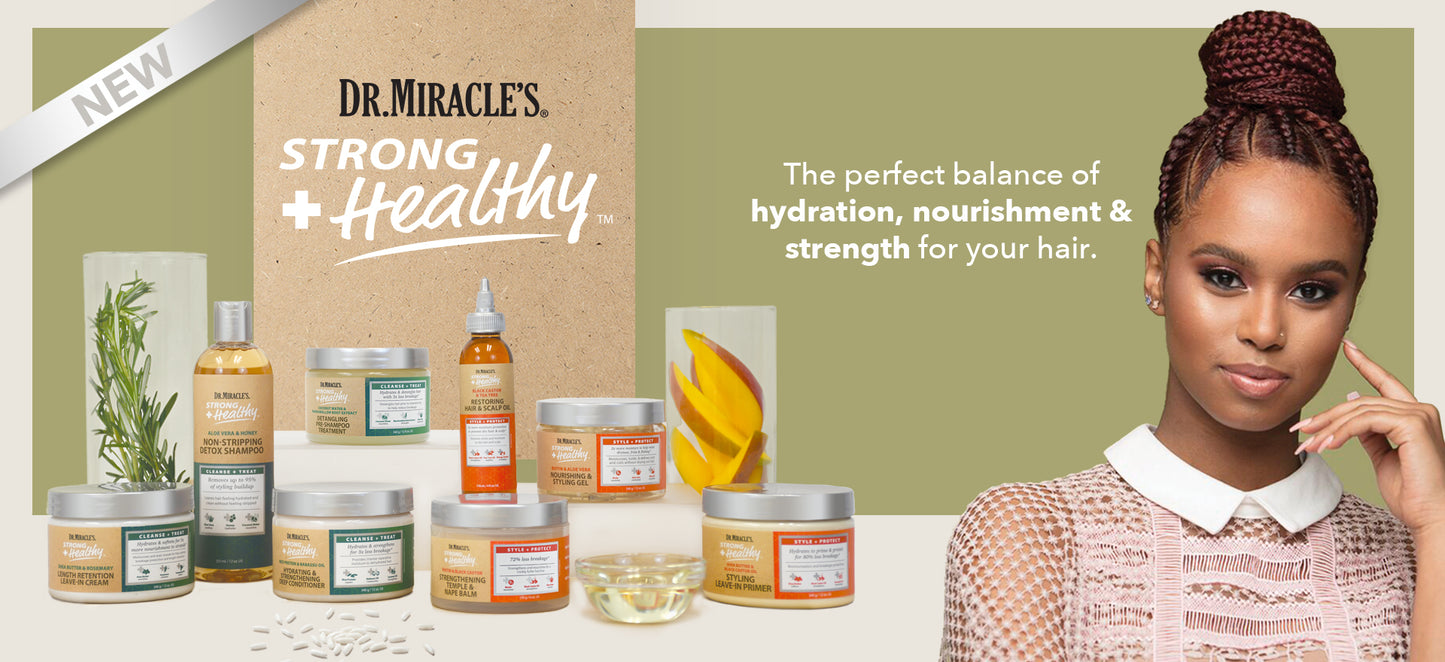 Dr Miracle's Non Stripping Detox Shampoo Aloe Vera & Honey 355ml (12oz)