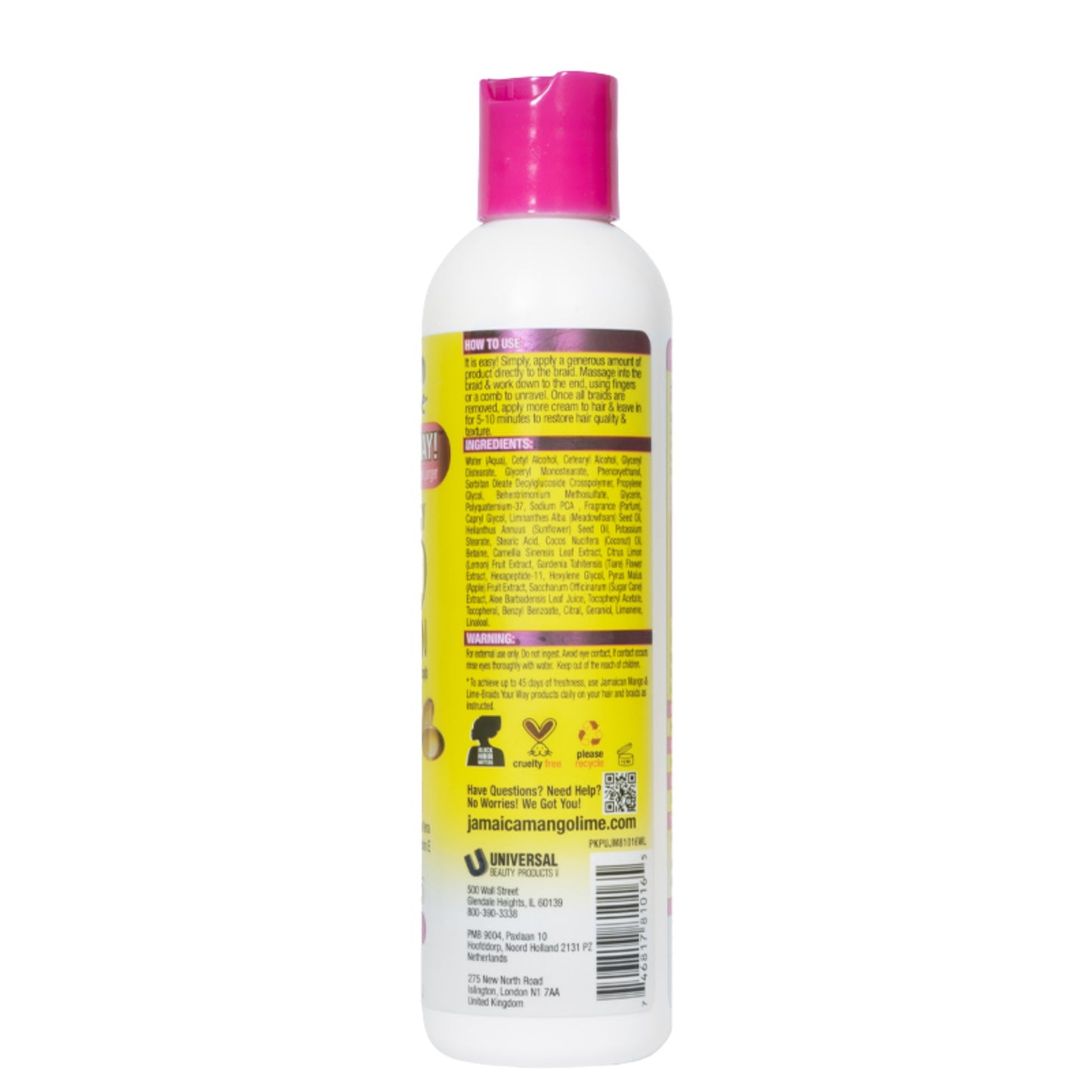 Jamaican Mango & Lime Quick & Easy Braid Takedown 237ml (8oz)