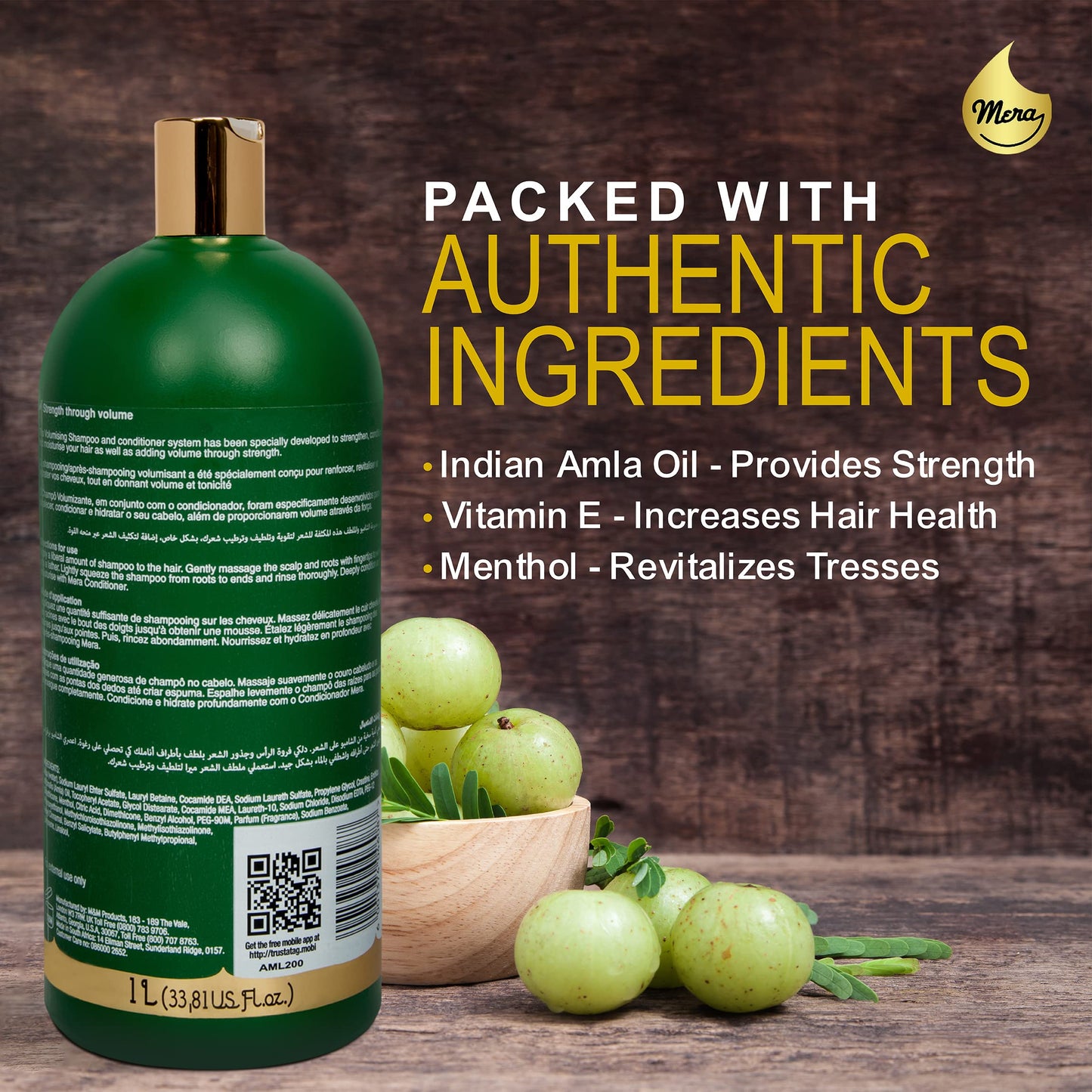 Mera Amla Oil Shampoo 1L