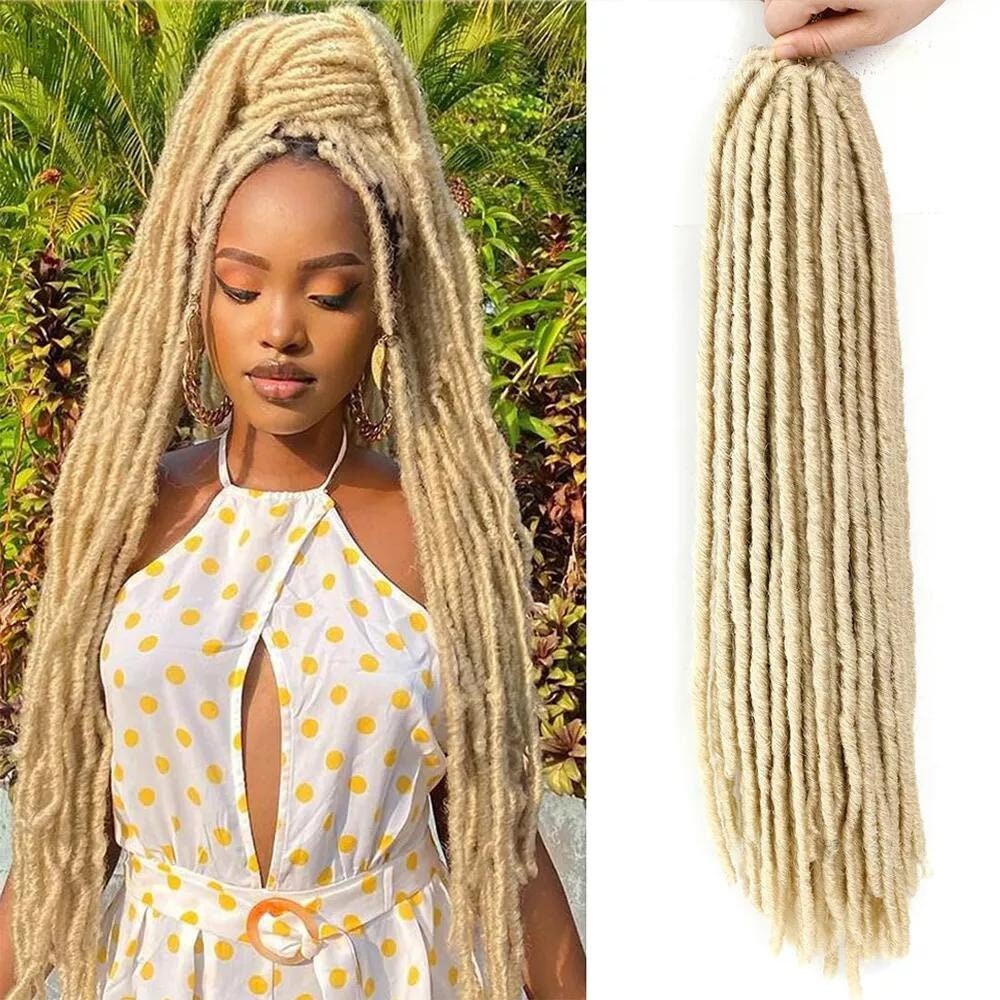 Faux Crochet Locs #613 - Light Blonde
