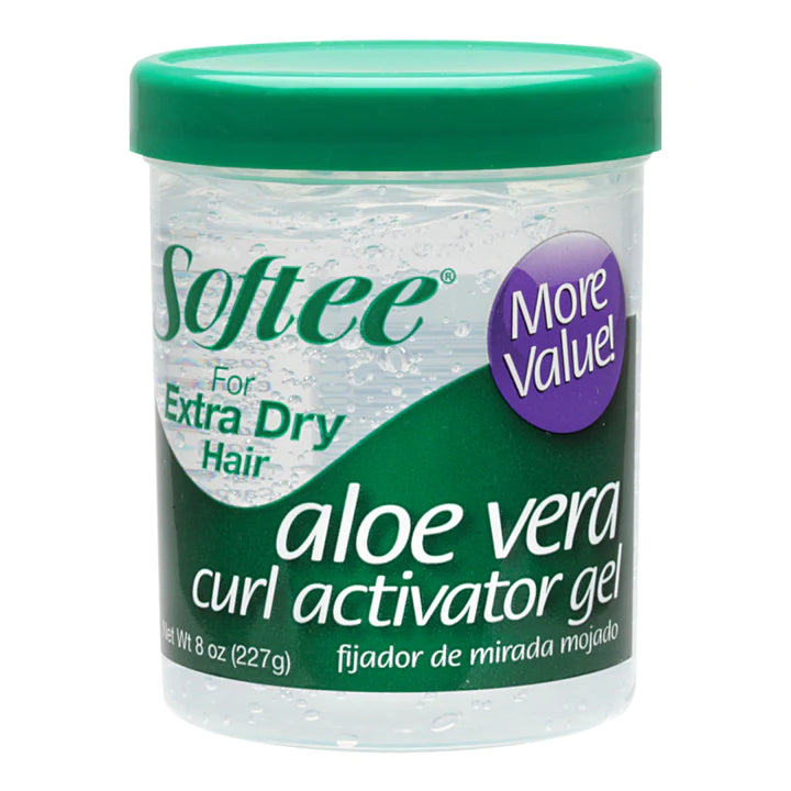 Softee Extra Dry Aloe Vera Curl Activator Gel 227g (8oz)
