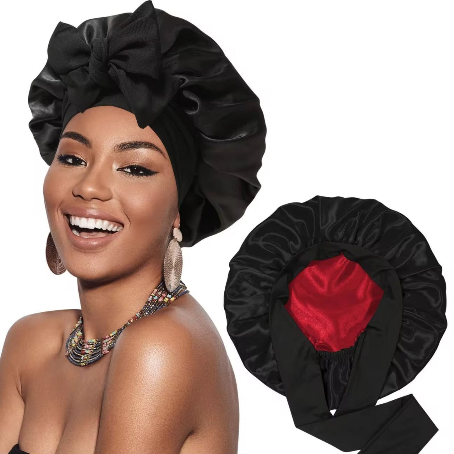 Sleeping satin bonnet