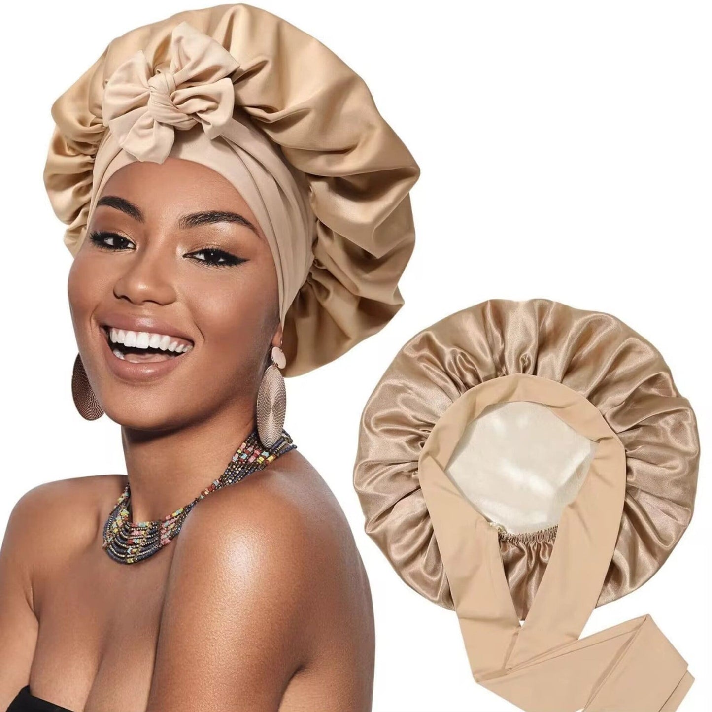 Sleeping satin bonnet