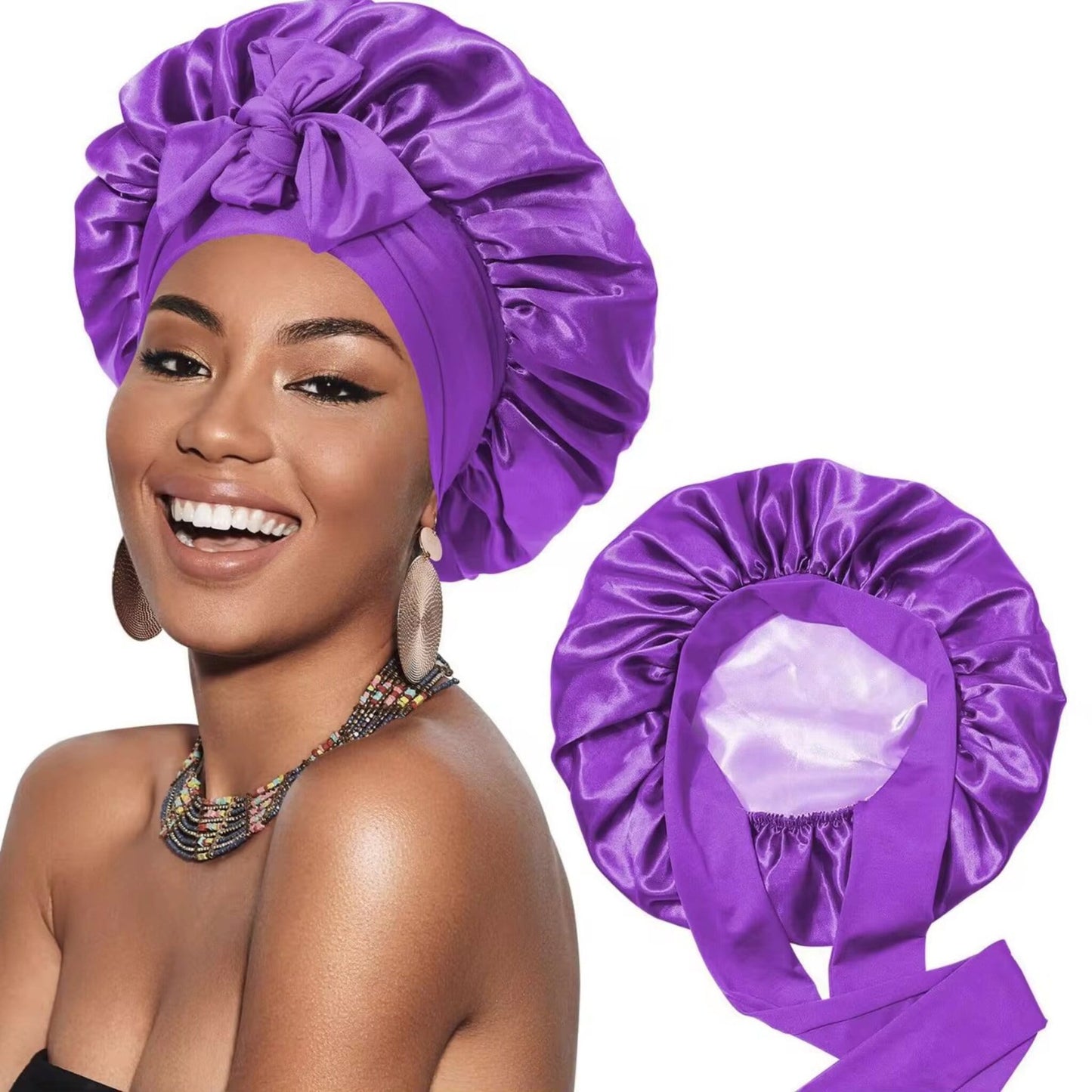 Sleeping satin bonnet