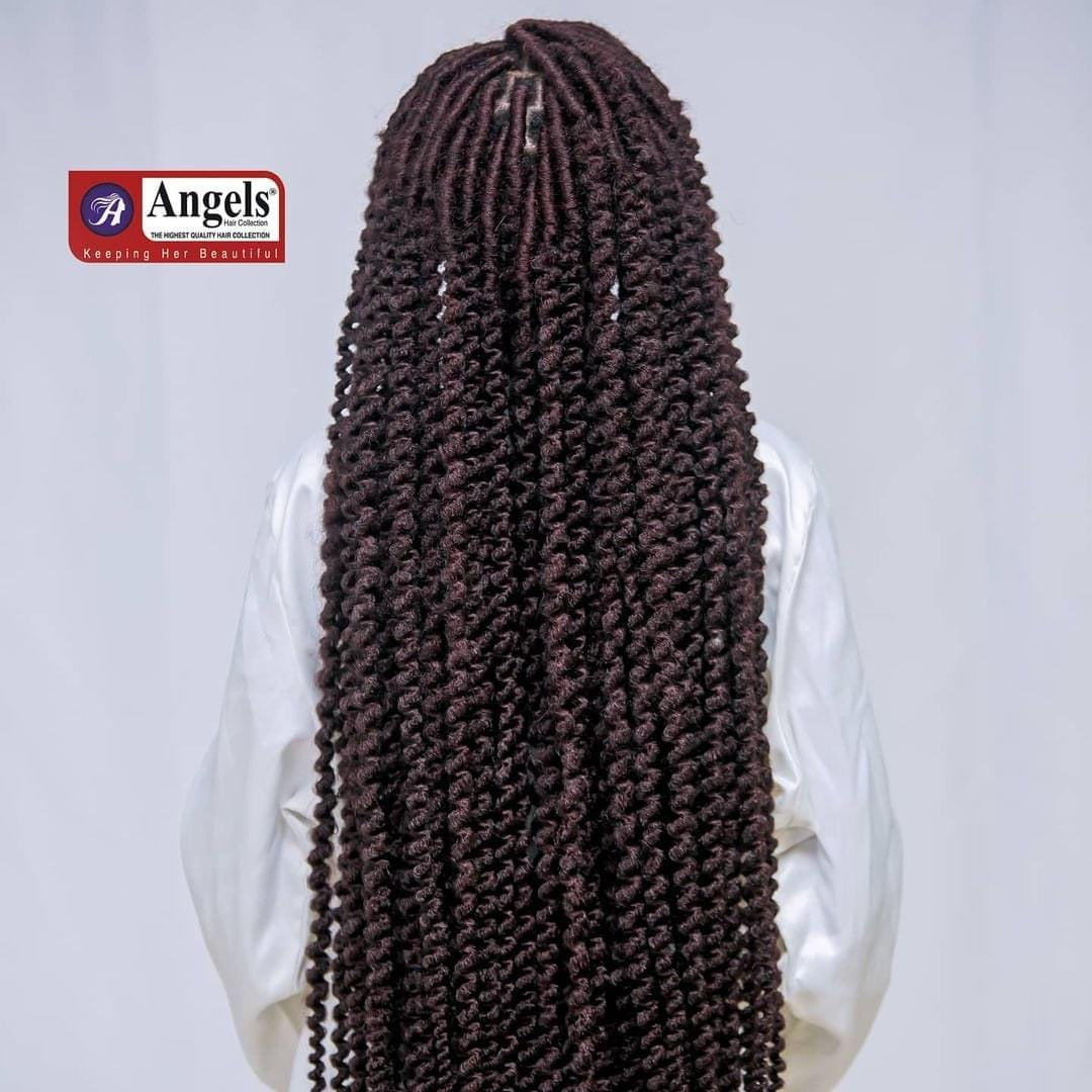 Fluffy Xtra Kinky Crochet Braids - Angels #2/30 - Brown