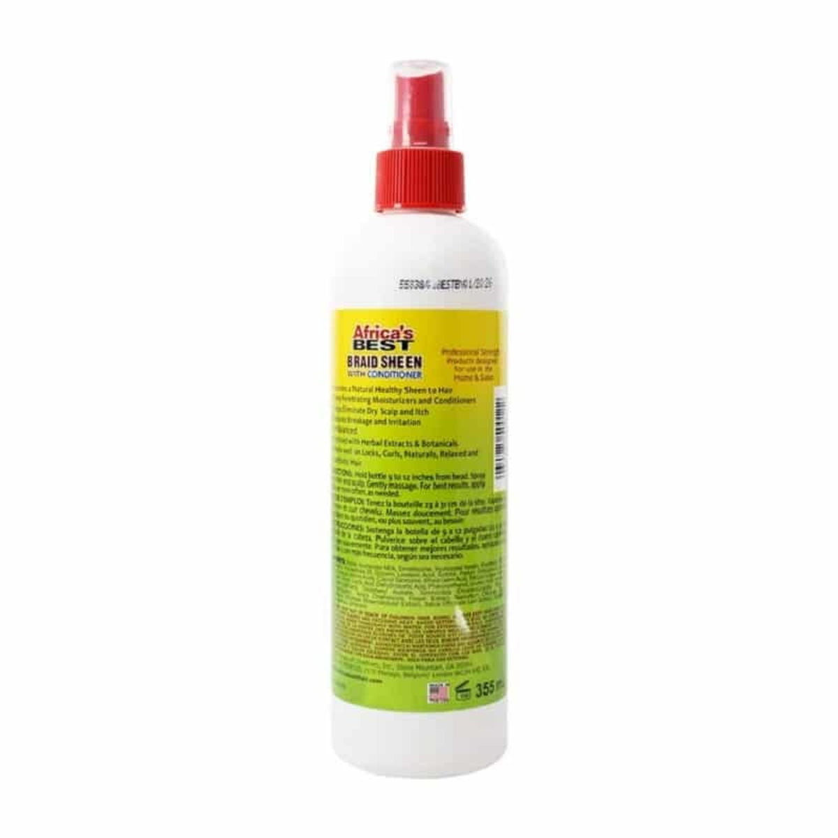 Africa's Best Braid Sheen Spray with Conditioner 355ml (12oz)