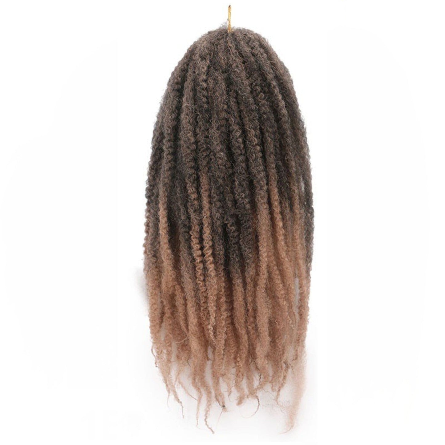 Afro Kinky / Marley Braid Twist Crochet Hair #1B/27 - Ombre: Black / Blonde