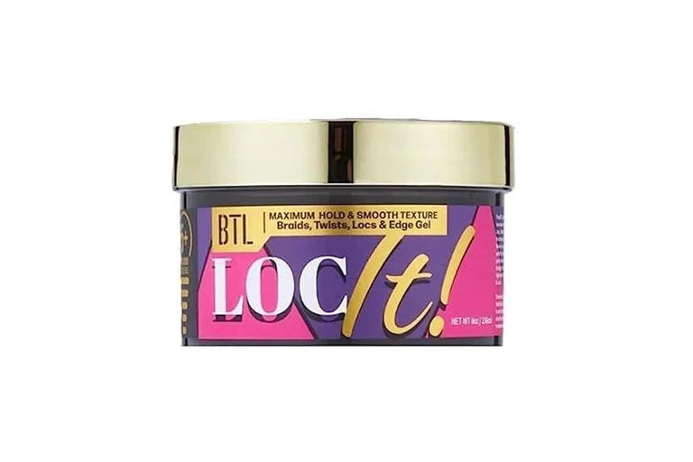 BTL Loc It! Hair Braids, Twists, Locs and Edge Gel 236ml (8oz)