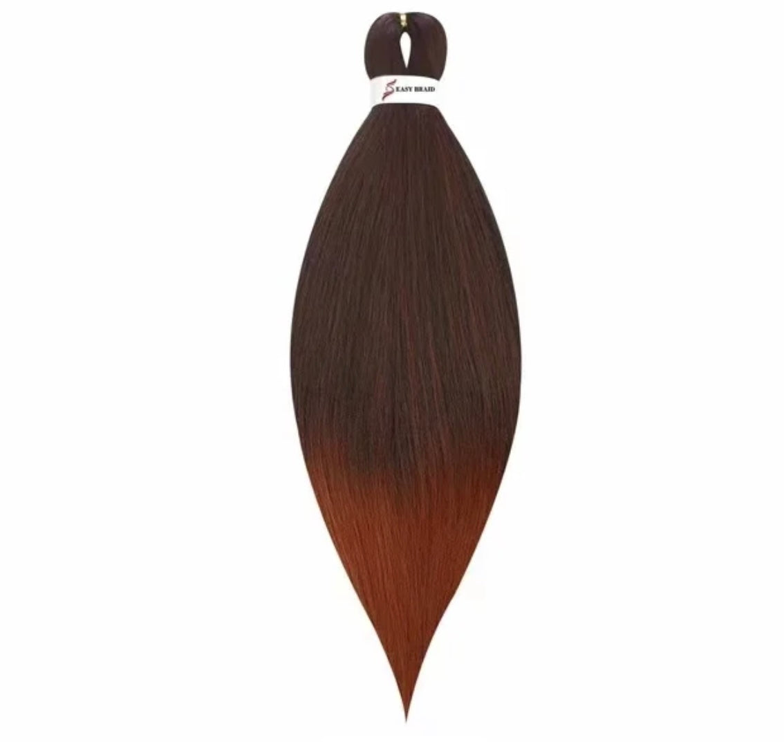 Braiding hair extensions - Best Hair #1B/350 - Ombre: Black / Copper Brown