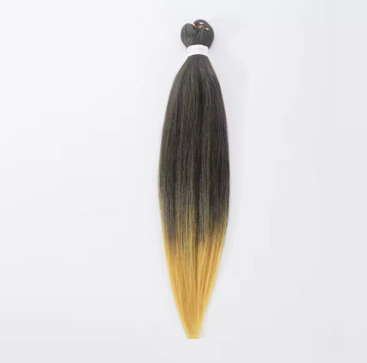 Braiding hair extensions - Best Hair #1B/144 - Ombre: Black / Dark Orange