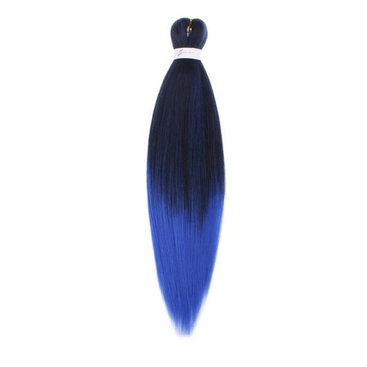 Braiding hair extensions - Best Hair #1B/Blue - Ombre: Black / Blue