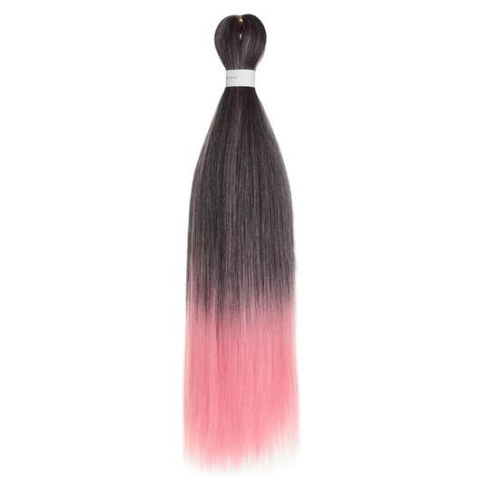 Braiding hair extensions - Best Hair #1B/Pink - Ombre: Black / Pink
