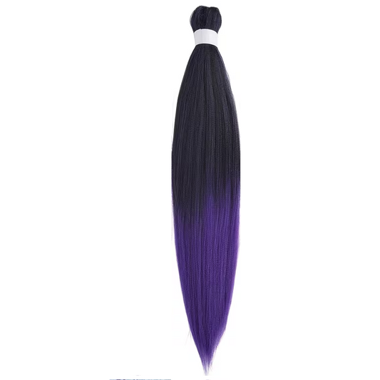 Braiding hair extensions - Best Hair #1B/Purple - Ombre: Black / Purple