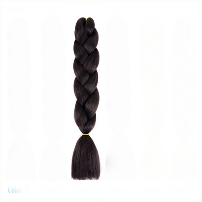 Braiding hair extensions #2 - Coal Black