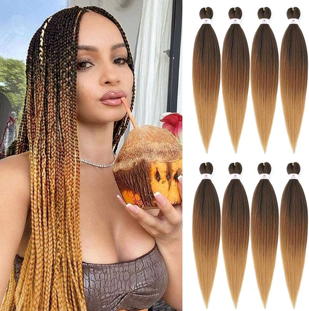 Braiding hair extensions - Best Hair #4/27 - Ombre: Dark Brown / Blonde