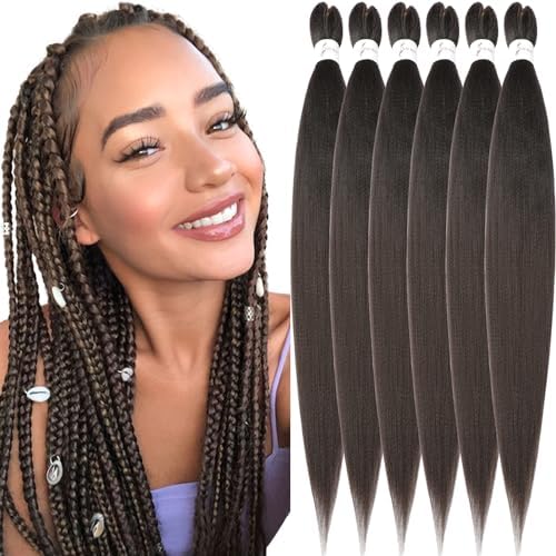 Braiding hair extensions - Best Hair #4 - Dark Brown