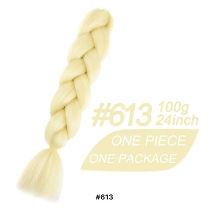 Braiding hair extensions #613 - Light Blonde