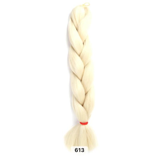 Braiding hair extensions #613 - Light Blonde