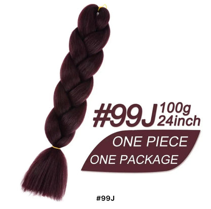 Braiding hair extensions #99J - Dark Maroon