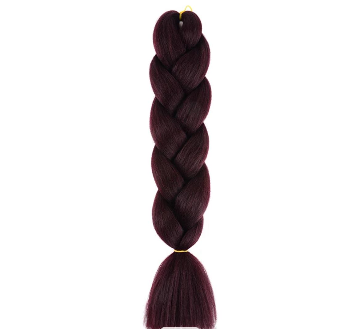 Braiding hair extensions #99J - Dark Maroon