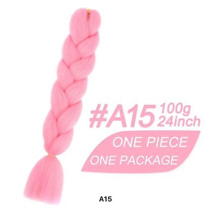 Braiding hair extensions #A15 - Rose Pink