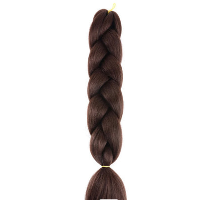 Braiding hair extensions #4 - Dark Brown