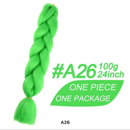 Braiding hair extensions #A26 - Emerald Green