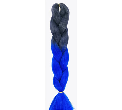 Braiding hair extensions #B21 - Ombre: Black / Blue