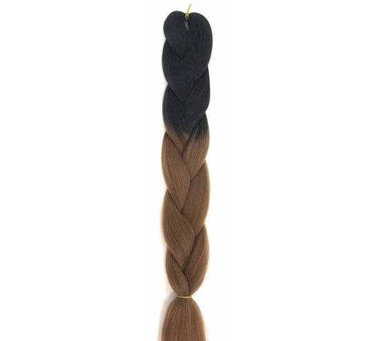 Braiding hair extensions #B29 - Ombre: Black / Brown