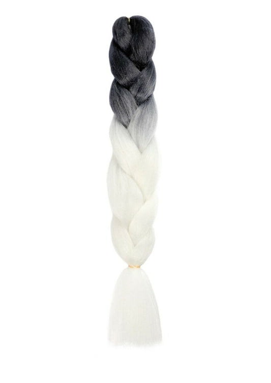 Braiding hair extensions #B33 - Ombre: Black / White