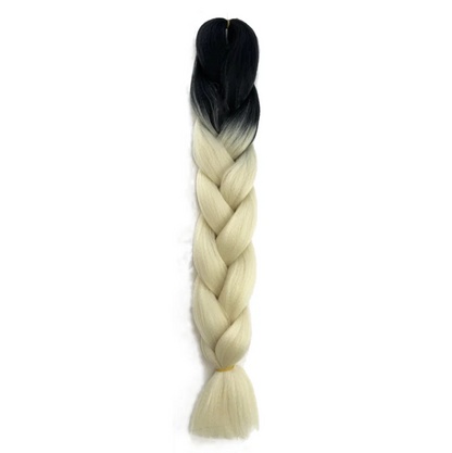 Braiding hair extensions #B34 - Ombre: Black / Light Blonde