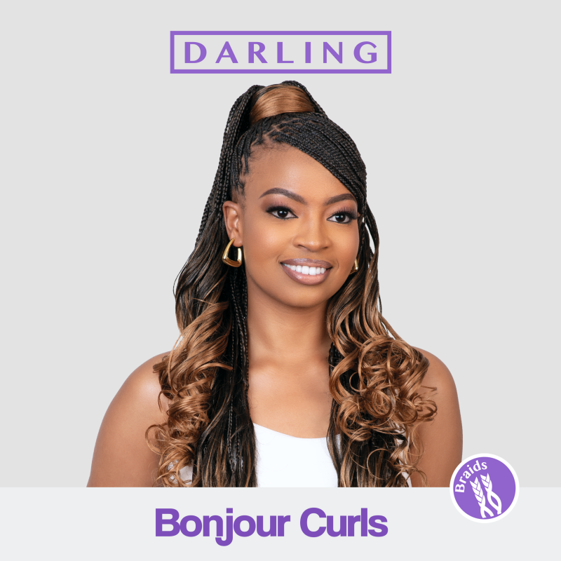 Bonjour French Curls Long - Darling #1 - Black