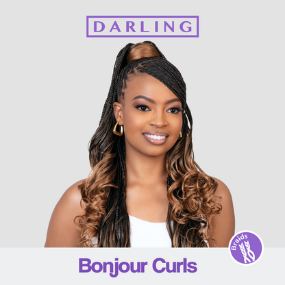 Bonjour French Curls Long - Darling #1 - Black