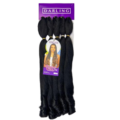 Bonjour French Curls Long - Darling #1 - Black