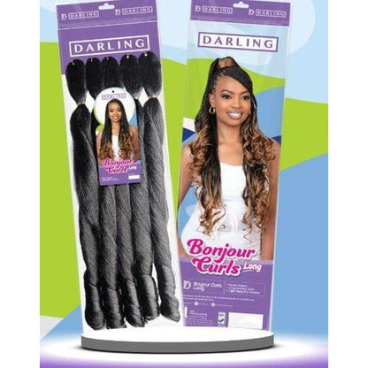 Bonjour French Curls Long - Darling #1 - Black